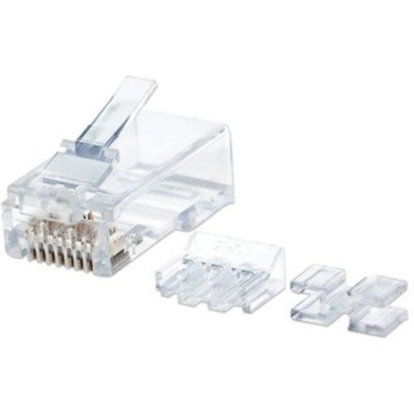 Intellinet Network Solutions Cat6 Rj45 Modular Plug. 50 Gold-Plated Contacts. Three-Prong Terminal 790536